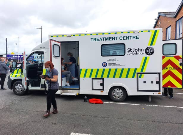 A mobile unit staffed by St John Ambulance and Lincolnshire Co-op Pharmacy will be giving COVID-19 vaccinations in Lincoln.