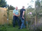 Councillor Matthews, pictured confronting Mr Ashwin.