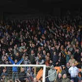 Boston United fans at York Street.