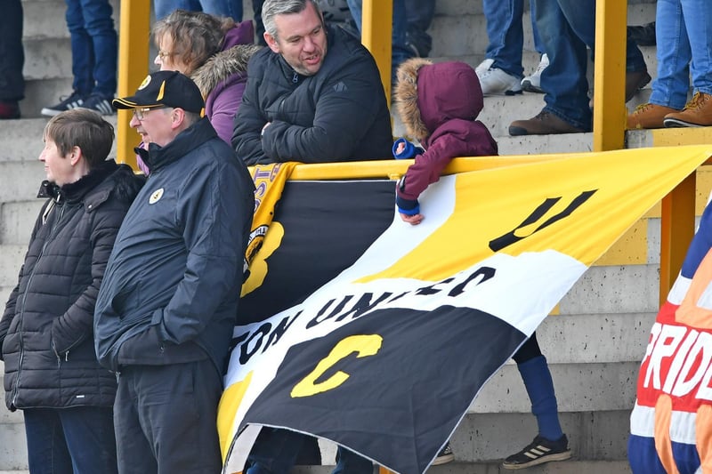 Boston United fans at York Street.