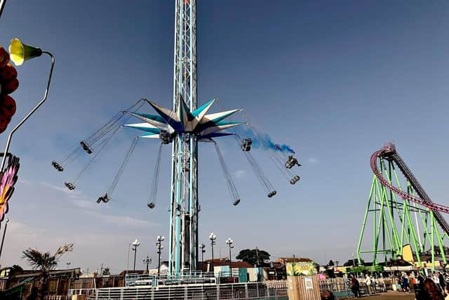 Paul Sargison from Skegness, and Jessica Moorehouse both work at Fantasy Island and wanted to share the gender reveal with colleagues and family.