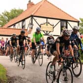 A photograph from a previous Emma-Jayne Memorial Fund Bikeathon.