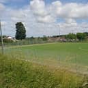 The new pitch at the London Road sports ground.