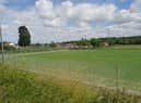 The new pitch at the London Road sports ground.