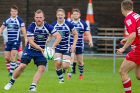 Action from the first leg against the Moderns. Photo: David Dales