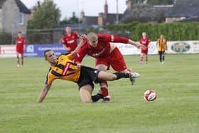 Kern Miller in action for Boston United.