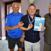 James Chatwin (centre) pictured with his brothers Dale (left) and Melvin (right) at Lindsey Lodge