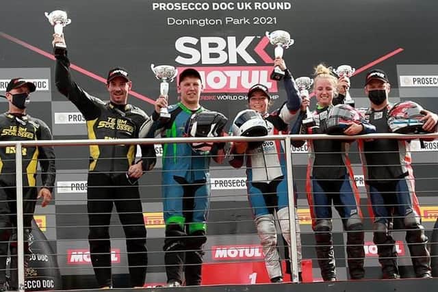 Todd Ellis and Emmanuelle Clement topped the podium. Photo: Mark Wally Walters