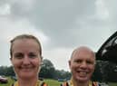 SADRC runners celebrate in Norfolk.