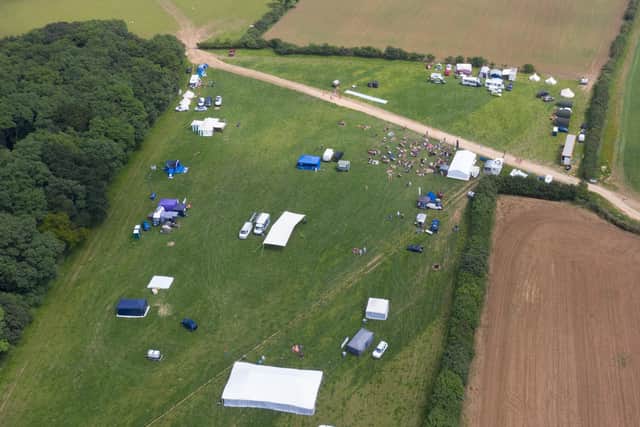 The swingers festival near Oasby and Aisby. Photo: SWNS Jon MIlls EMN-210707-144903001