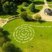 Of Earth and Sky installation at Gloucester. Photo credit: FluxxFilms