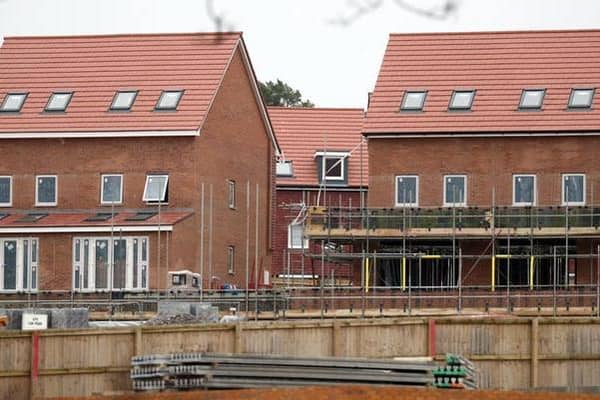 Building work on new homes in West Lindsey accelerated at the start of the year, figures reveal.