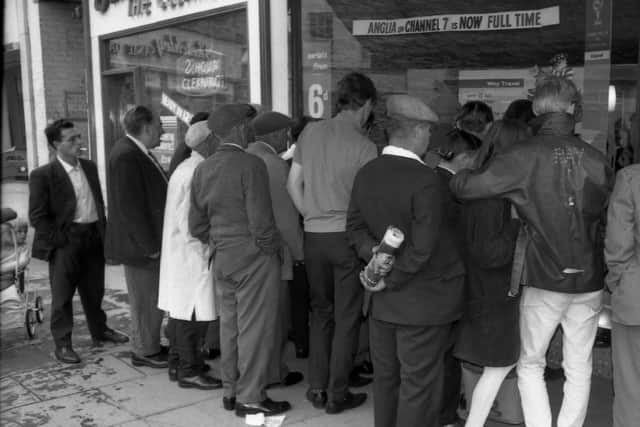 World Cup final fever in Boston in 1966.