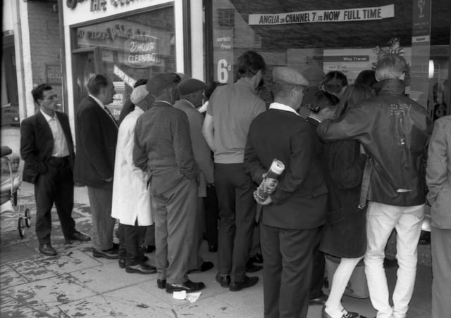 World Cup final fever in Boston in 1966.