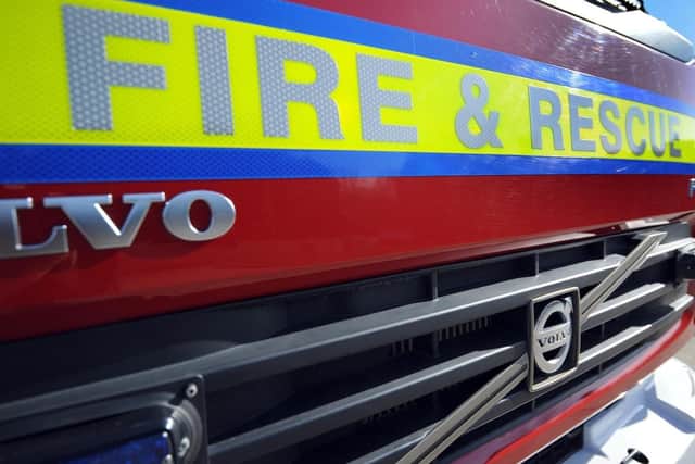 Fire services were called to the scene.