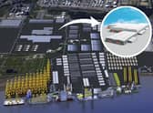 The proposed SeAH offshore wind facility at Able Marine Energy Park on the Humber.