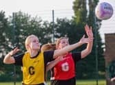 Boston Netball League action. Photo: David Dales