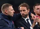 Jones and Southgate after defeat to Italy. Photo: Getty Images