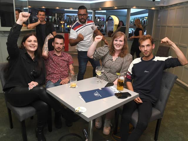 Cheering England on in Boston's pubs and bars