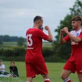 When Harry met Lori! Harry Limb and Lori Borbely look set to meet Deeping Rangers next month. Photo: Oliver Atkin