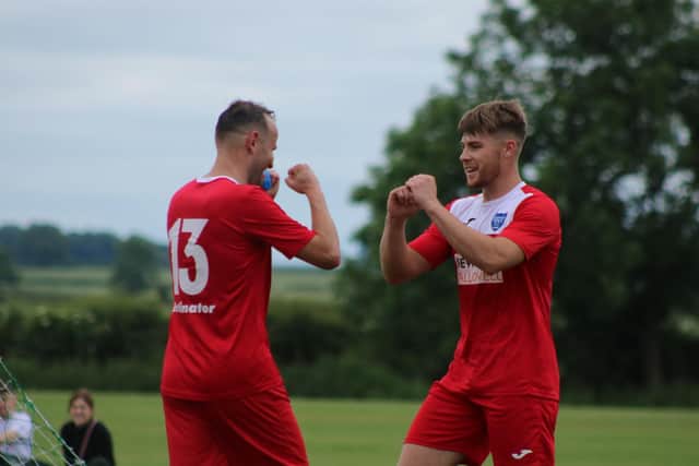When Harry met Lori! Harry Limb and Lori Borbely look set to meet Deeping Rangers next month. Photo: Oliver Atkin
