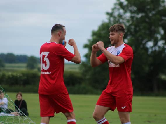 When Harry met Lori! Harry Limb and Lori Borbely look set to meet Deeping Rangers next month. Photo: Oliver Atkin