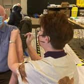 John Sampson, 80, of Skegness, became the first patient in Skegness to receive the Covid-19 vaccine from advanced nurse practitioner Jane Spence, of Orby, who had come out of retirement to help. Now is the final push to get the county vaccinated ahead of Freedom Day.