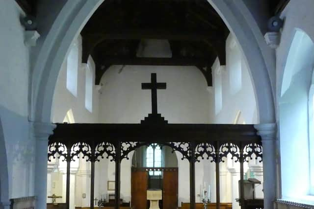 The interior of Linwood Church
Photo by Dave Carter  EMN-210713-134318001