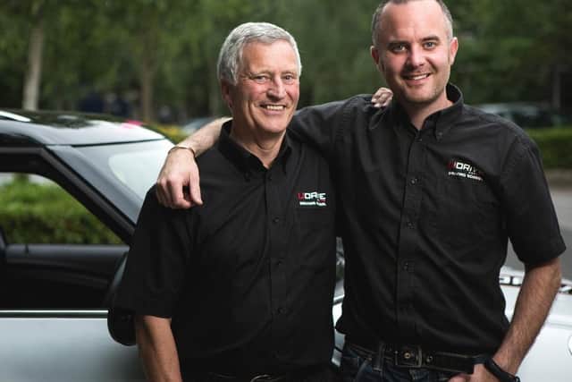 Managing Director Glyn Morgan (right), and his father, Brian Morgan.