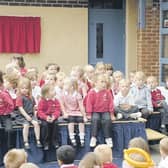 World Cup 2010 final referee Howard Webb pays a visit to Church Lane School, Sleaford.