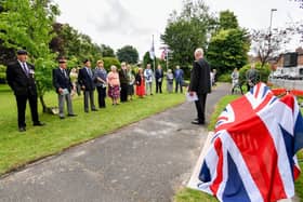 The unveiling was attended by representatives of several organisations from the town. Picture: John Aron Photography.