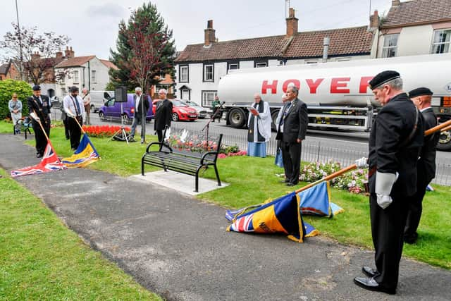 The unveiling was attended by representatives of several organisations from the town. Picture: John Aron Photography.