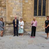 The reopening of the Grimsby Minster cafe.