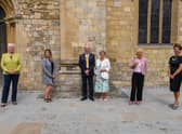 The reopening of the Grimsby Minster cafe.