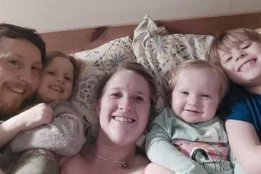 An appeal has been launched for the family of Nikolle Herrington - her partner, James, and three children Penny, Freddy and Billie.