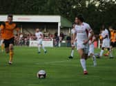 Butler in action at Lincoln United. Photo: Oliver Atkin