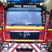 Firefighters attended after car crashed into house