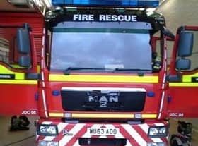Firefighters attended after car crashed into house