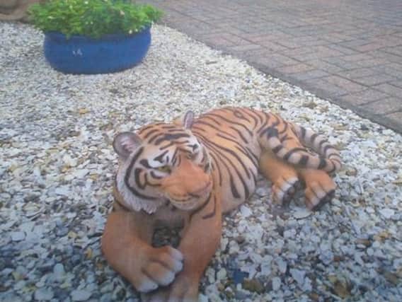 This tiger ornament was stolen from a front garden in Skegness.