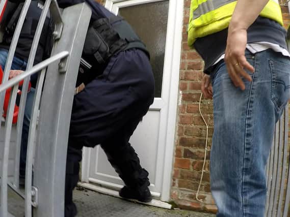 The drugs raids in May