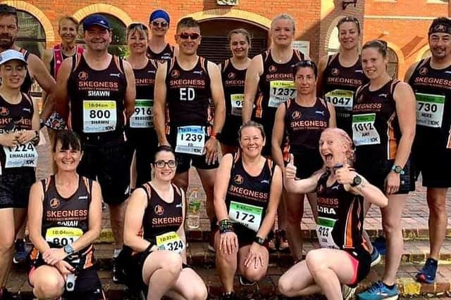 Runners at Grimsby.