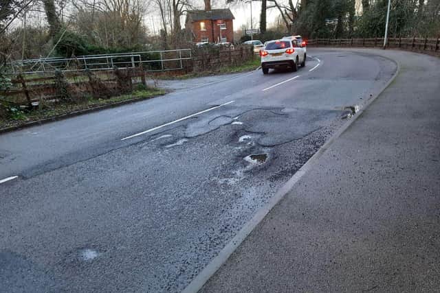 Greylees residents have been complaining about the potholed Willoughby Road for up to a year. EMN-210723-100757001