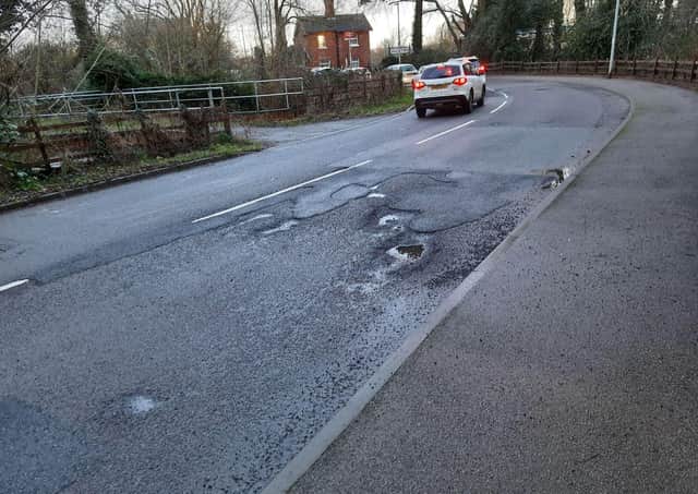 Greylees residents have been complaining about the potholed Willoughby Road for up to a year. EMN-210723-100757001