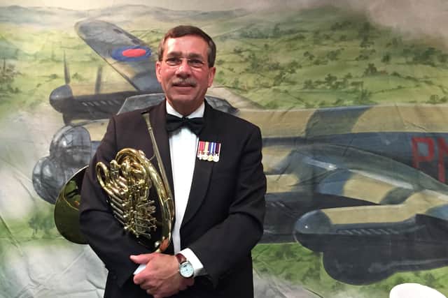 Malcolm Goodman, of the Royal Air Force Music Charitable Trust.