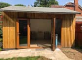 The 'cosy cabin' at Ashdene Care Home.