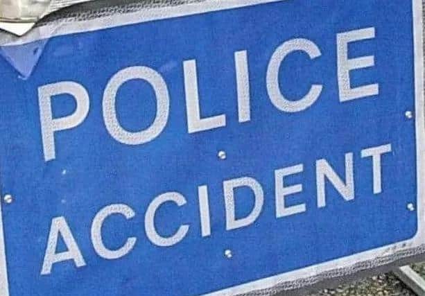 The road is closed in both directions
