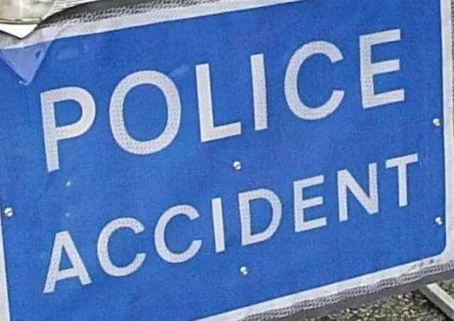 The road is closed in both directions