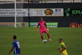 Keeper George Sykes-Kenworthy played on trial on Saturday. Photo: Oliver Atkin