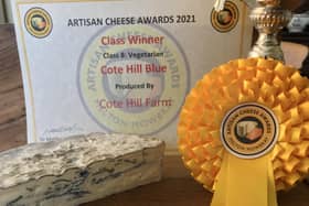 Award win for Cote Hill Cheese at Osgodby EMN-210726-070140001