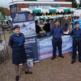 Air Cadets on their stall at Market Rasen EMN-210726-081634001